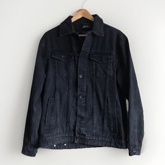 Tupac 2Pac California Love Cotton On Black Dark Denim Jacket - Unisex Small - Picture 4 of 9